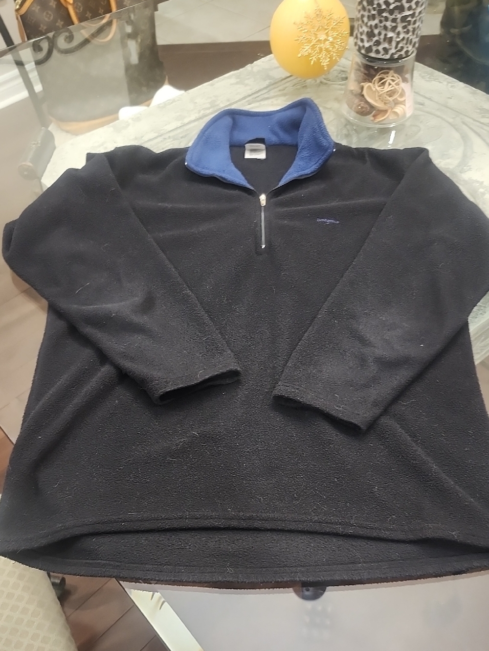 90is Patagonia Capilene Mens Fleece Quarter Zip sweater Large